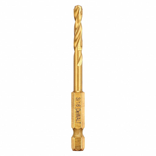 Drill Bit 3 in L HSS 3/16 in Size