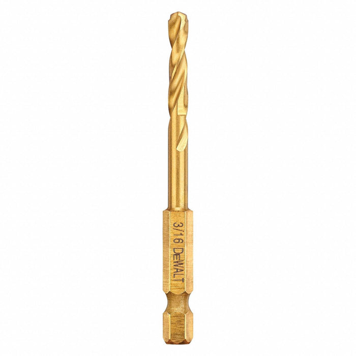 Drill Bit 3 in L HSS 3/16 in Size