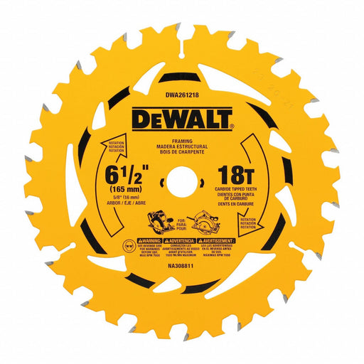 6 1/2IN 18T SINGLE BLADE