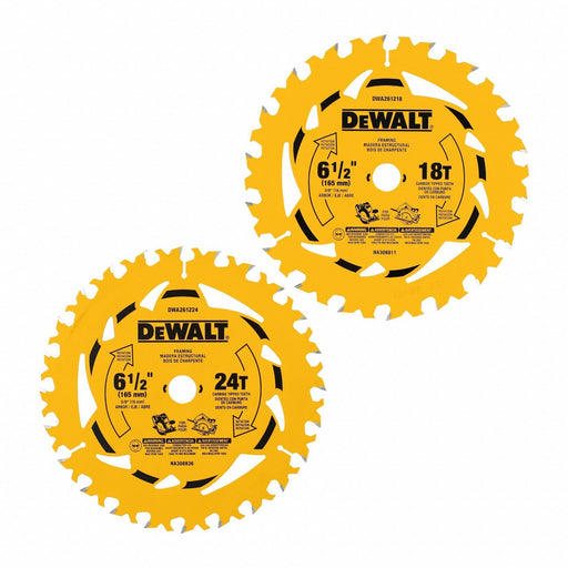 Circular Saw Blade Set 6.5 18T 24T