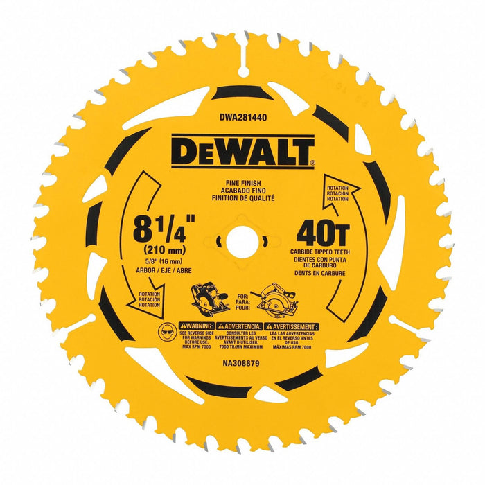 Circular Saw Blade 8.25 in Dia