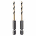 Drill Bits 1/4 Hex PK2