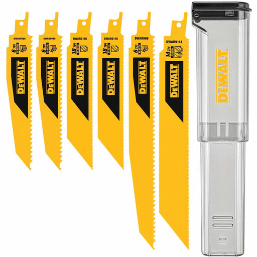 6PC RECIP BLADE KIT W/CASE