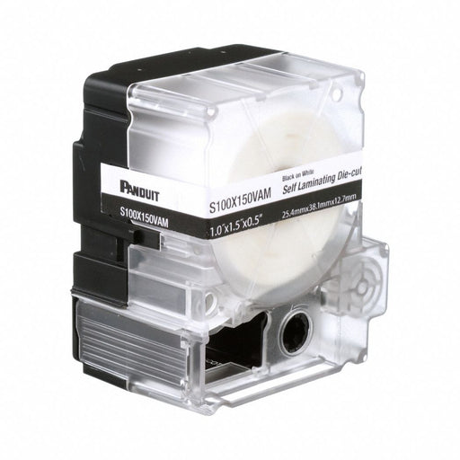 Wraparound Label White Vinyl 1 in W