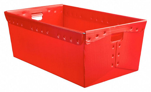 D5777 Nesting Tote 30 in L 19 in W Red PK3