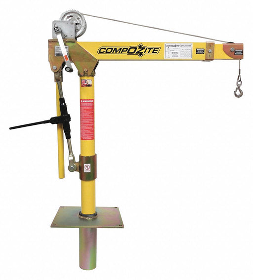 Davit Crane Kit 1200 lb 22 to 66in Reach