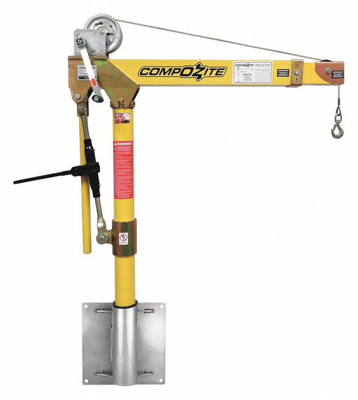 Davit Crane Kit 1200 lb 22 to 66in Reach
