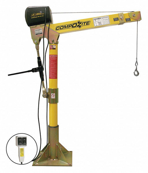 Davit Crane Kit 1200 lb 22 to 66in Reach