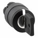 KeyedSelectorSwitch Black 3Pos 22mm