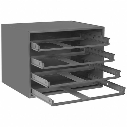K4856 SldngDrwrCabFrame Gray Glide Steel 4Bx