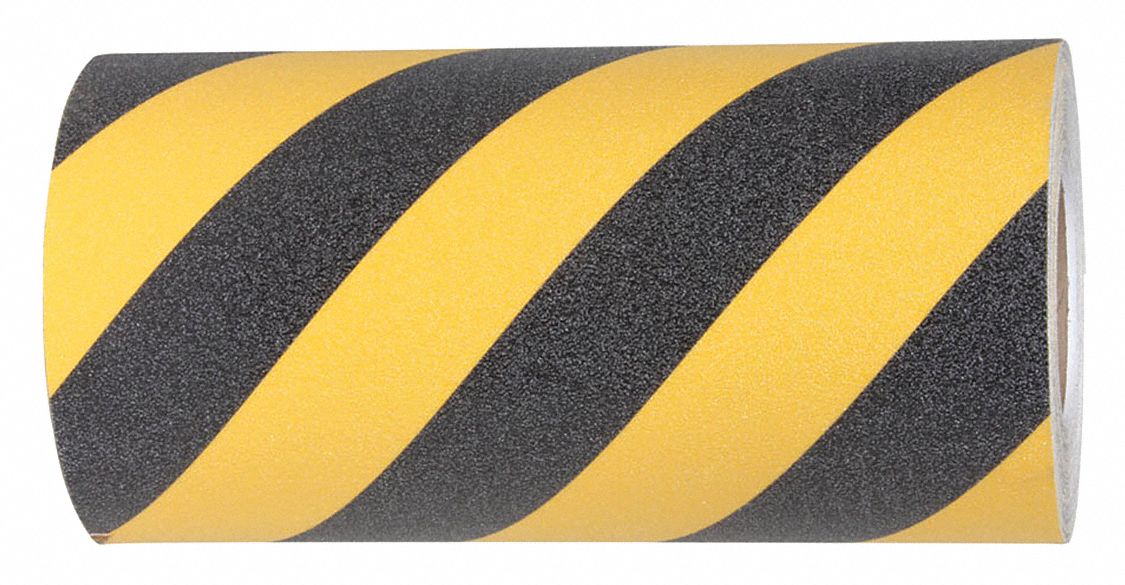 AntiSlip Tape 60 ftLx12 W BLK/YLW 60Grit