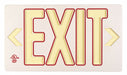 D6995 Exit Sign 8 3/4 in x 15 3/8 in Plastic