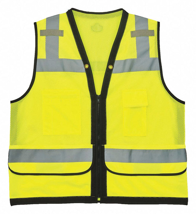 Orange Mesh Surveyors Vest Lime L/XL