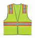 Two Tone Mesh Safety Vest Lime 2XL/3XL