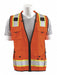 Surveyor Vest Deluxe Orange LG