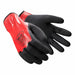 Safety Gloves M Black Glove Coating PR