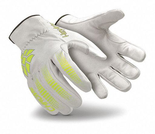 Leather Gloves Gray S PR