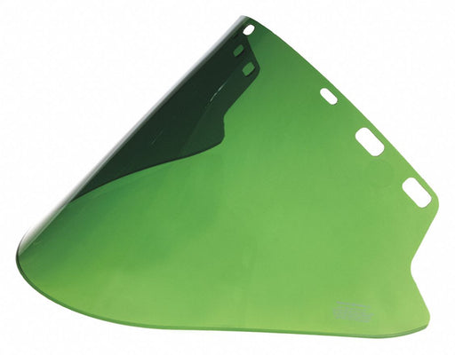 Faceshield Hi Temp Med Green Poly 20 