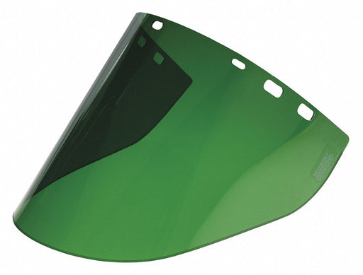 Faceshield Hi Temp Med Grn Poly 20 