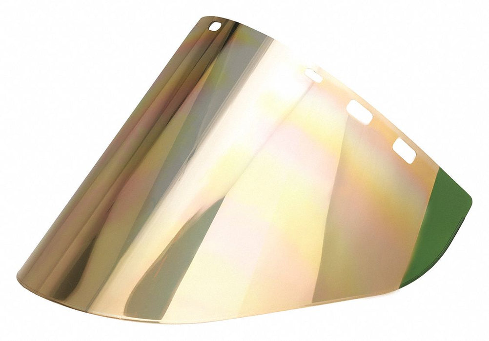 Faceshield Metalized Gold/Green