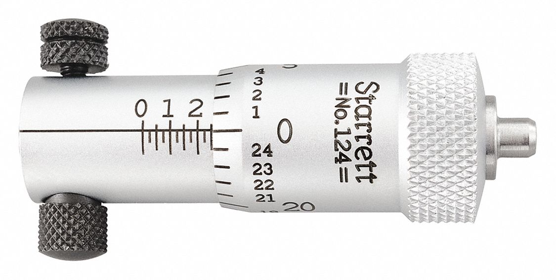 Micrometer Head Plain 0 to 1/2 Range