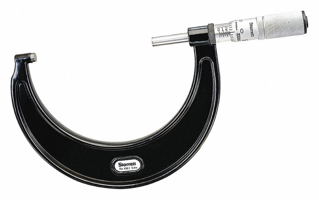 Outside Micrometer 3 to 4 Knurled Ring