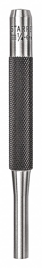 Drive Pin Punch 4 L 1/4 Tip Size
