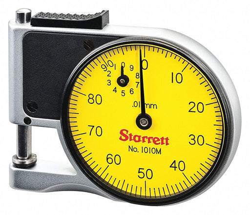 Pocket Dial Thickness Gauge Acc. 0.01mm
