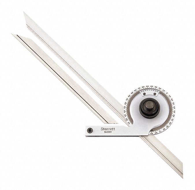 Bevel Protractor Graduations 1/2 deg