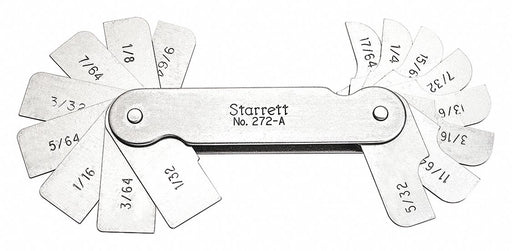 Radius Gauge Set Accuracy +/- .002 