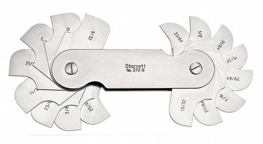 Radius Gauge Set Accuracy +/- .002 