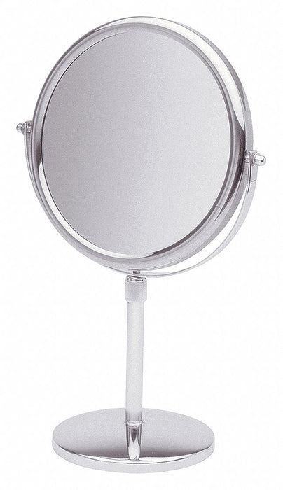 Pedestal Makeup Mirror 9 in W 20 in H