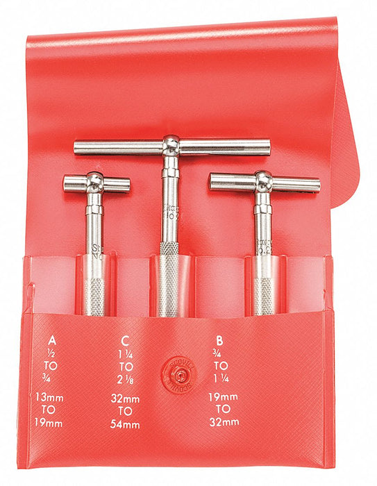 Telescoping Gauge Set Number of Pieces 3