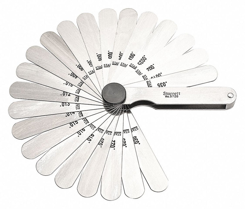 Feeler Gauge Set Dimension Type 