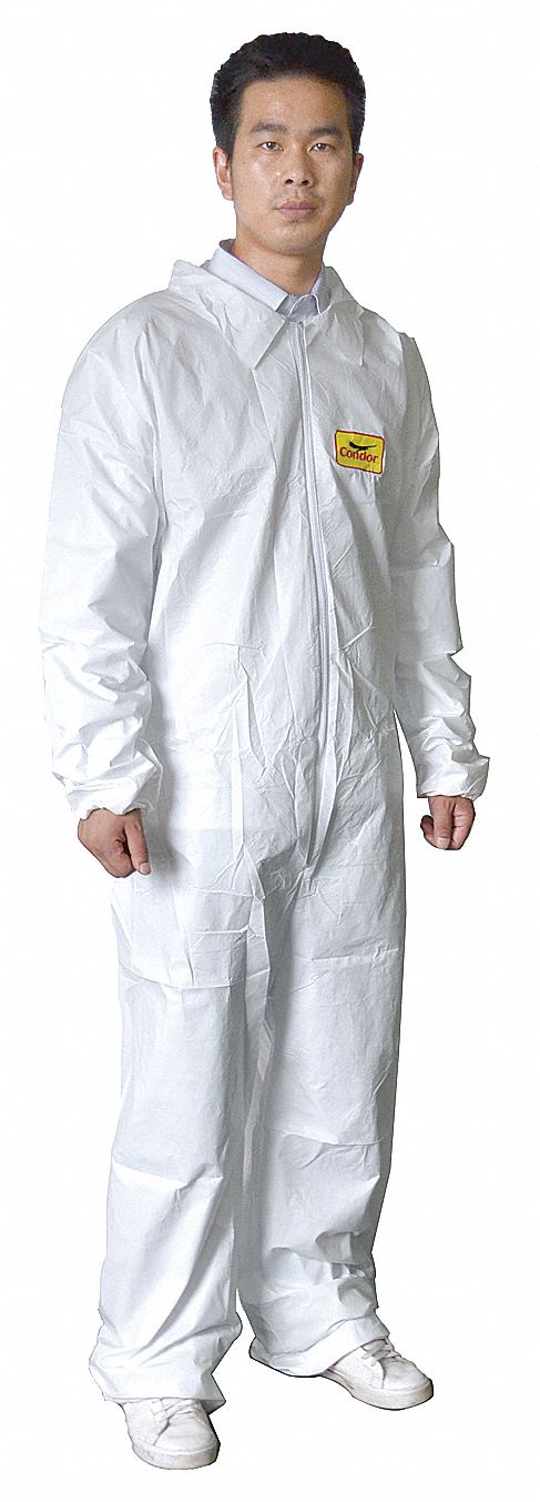 G6950 Coveralls 4XL Wht Film Lam PK25