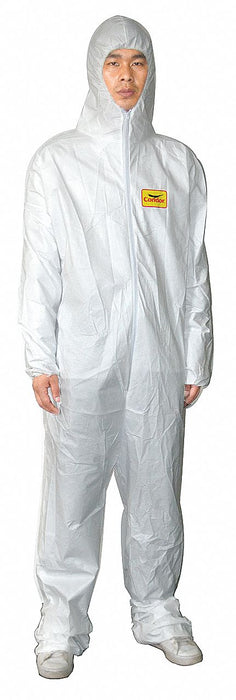 H0319 Coveralls 2XL Wht Film Lam PK25