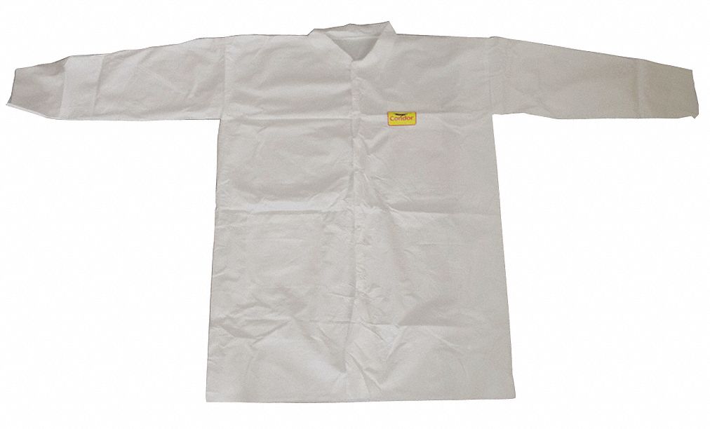 Lab Coat 3XL White Microp Lam PK30