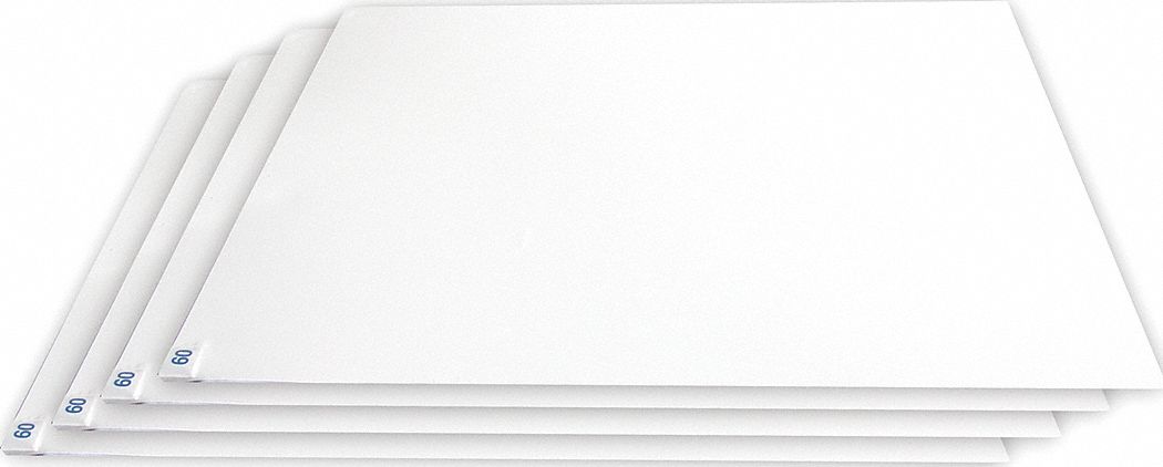 K7653 Tacky Mat Replacement Pads White PK4