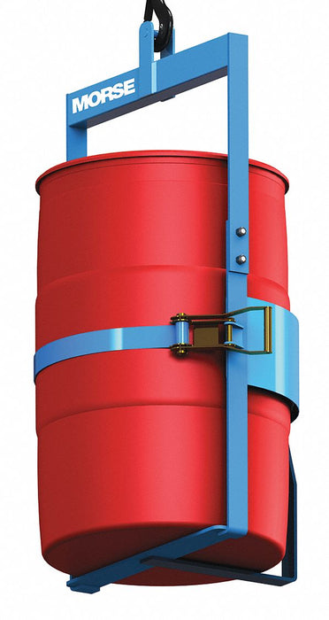 Drum Lifter Blue Vertical Carbon Steel