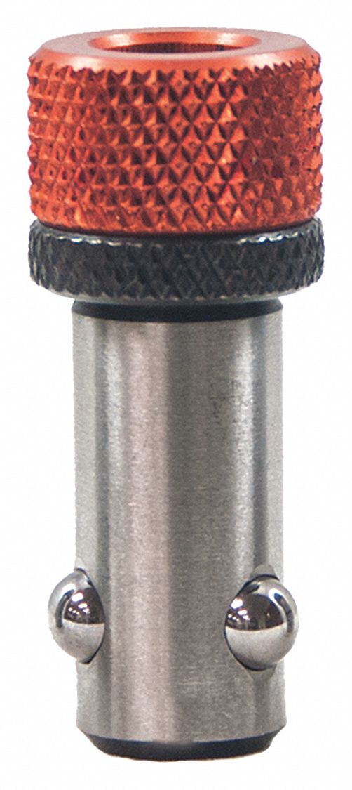 Ball Lock Bolt 2 in H 1 in W 1/4 in Hex