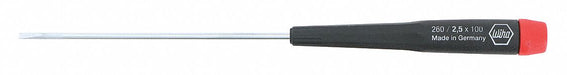 PrecScrDrv Slotted 3/32in Black Round