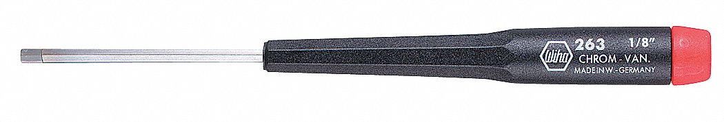 PrecisionScrDrv Hex 9/64in Black Round