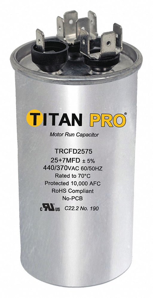 Motor Dual Run Capacitor 370 to 440V AC