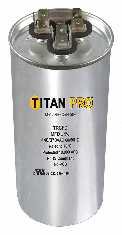 Motor Dual Run Capacitor 370 to 440V AC