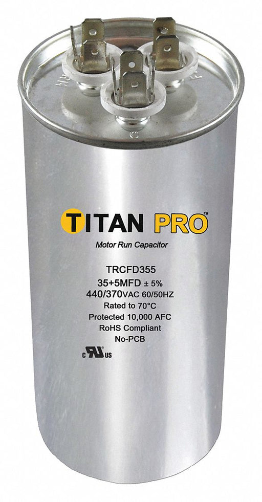 Motor Dual Run Capacitor 370 to 440V AC