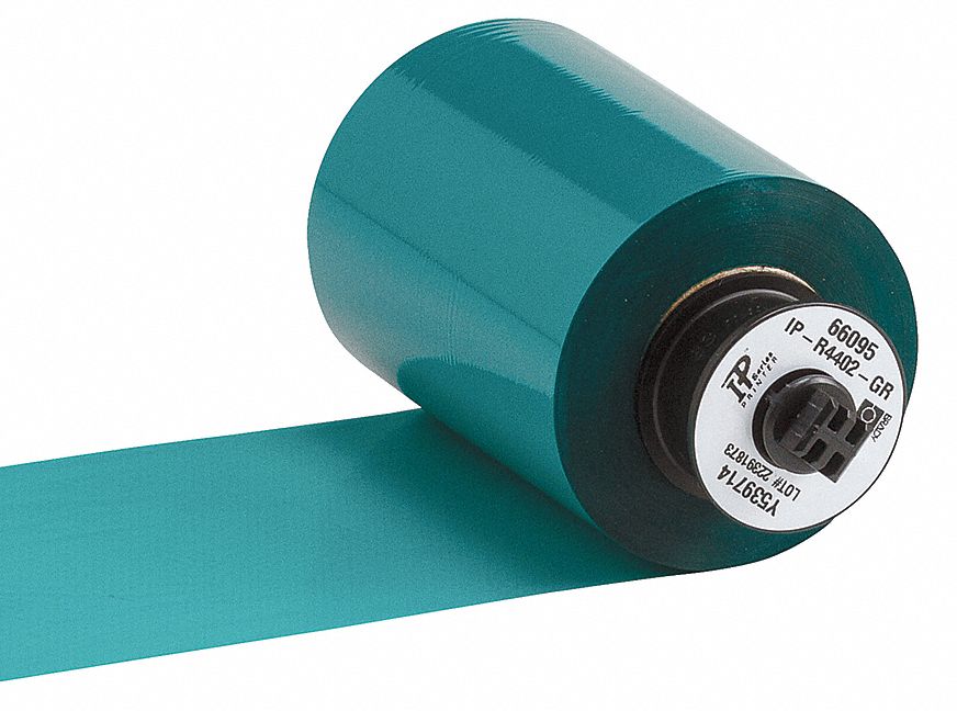 Single-ColorPrinterRibbon Green 984ftL