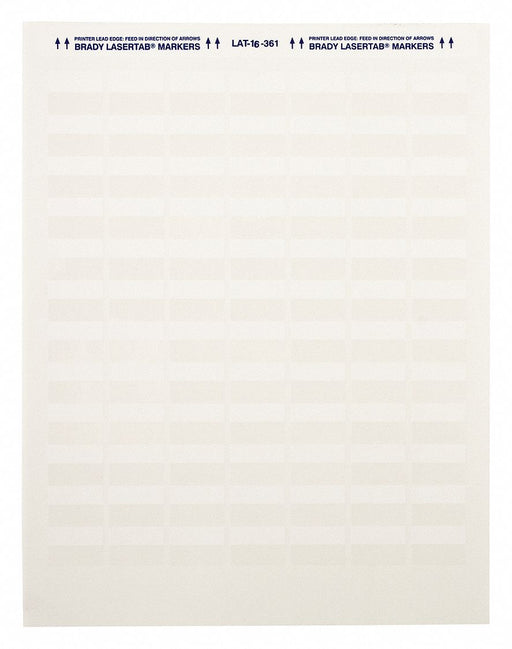 WraparoundLabel White 1inW PK12