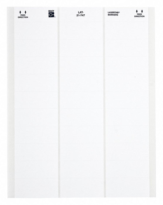 WraparoundLabel White 2-1/2inW PK38