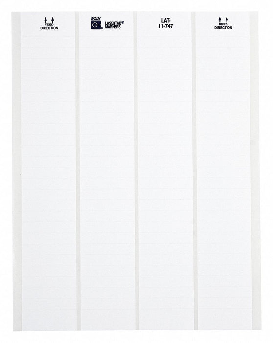 PrecutLabelSheet White Polyester PK50