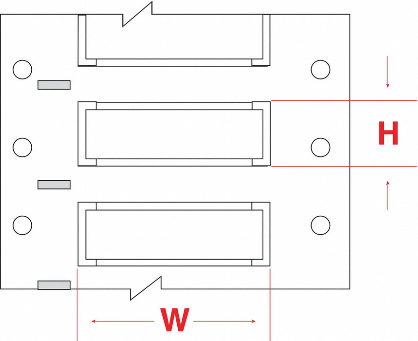 SleeveLabel White Polyolefin 3/16inW
